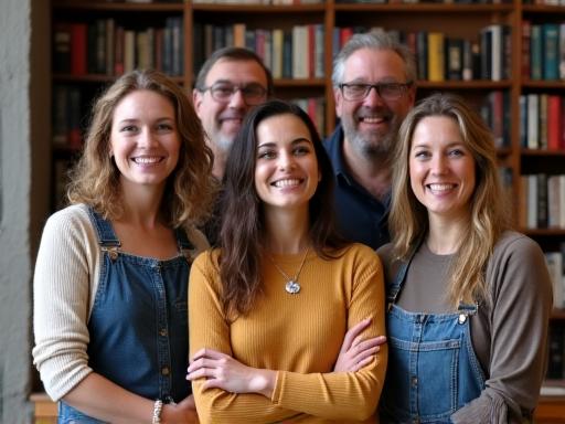 The passionate team of booksellers at The Curious Page